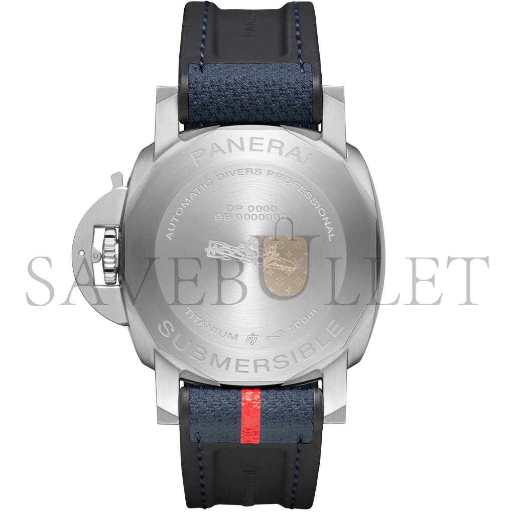 Pa*e*ai submersible gmt luna rossa titanio pam01507